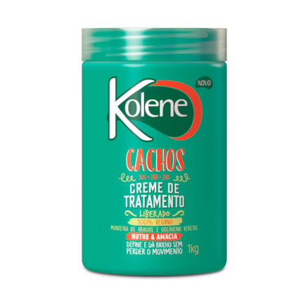 Creme Tratamento Kolene Liberado Cachos Nutre Amacia 1kg