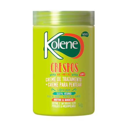 Creme Tratamento Kolene Liberado Crespo Nutre Amacia 1kg