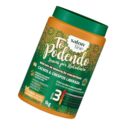 Creme Tratamento Salon Line Tô Podendo Cachos Crespos 1kg