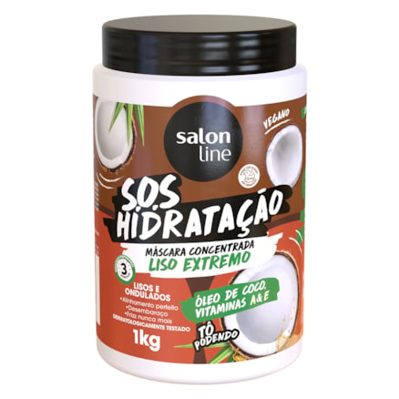 Creme Tratamento Salon Line Tô Podendo Desmaia Perfeito 1kg