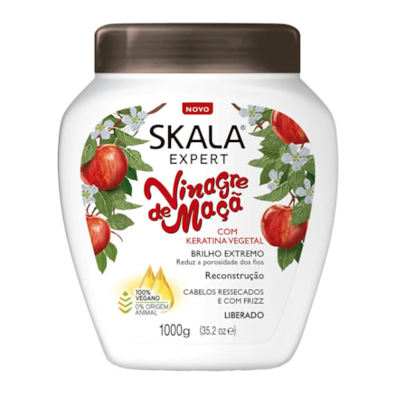 Creme Tratamento Skala Vinagre De Maçã 1kg