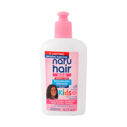 Creme Umidificador Natuhair Sos Kids Múltipla Ação 300ml