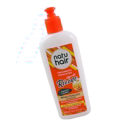 Creme Umidificador Natuhair Sos Óleo De Ricino 300ml