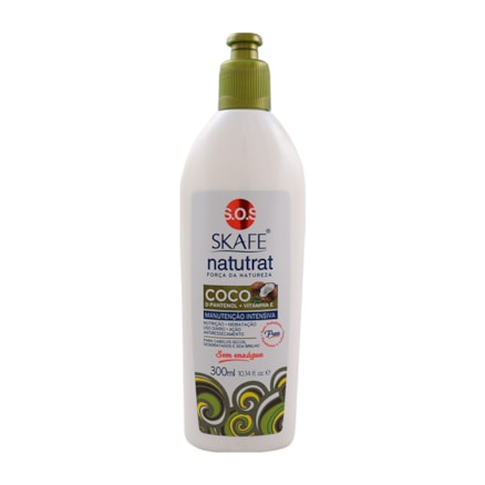 Creme Umidificador Natutrat Sos Óleo De Coco 300ml