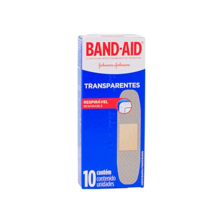 Curativo Band-aid Transparente 10 Und