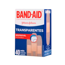 Curativo Band-aid Transparente 40 Und