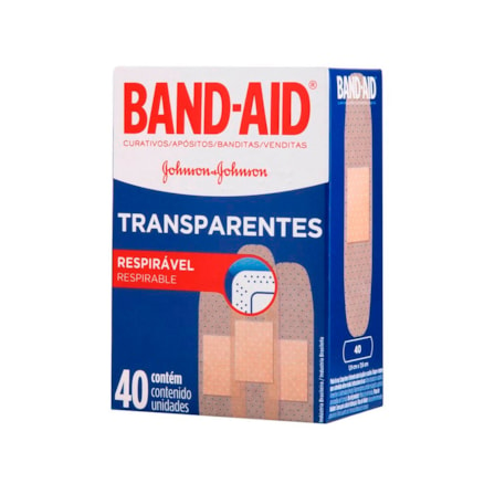 Curativo Band-aid Transparente 40 Und