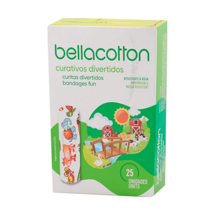 Curativo Bellacotton Kids Hipoalergênico Com 25 Und