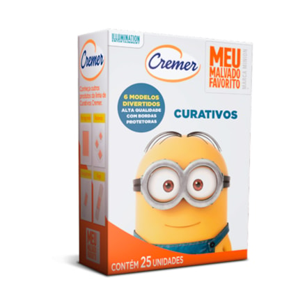 Curativo Cremer Meu Malvado Favorito Alta Qualidade 25 Und