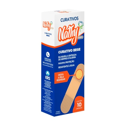 Curativo Nathy Bege 10 Und