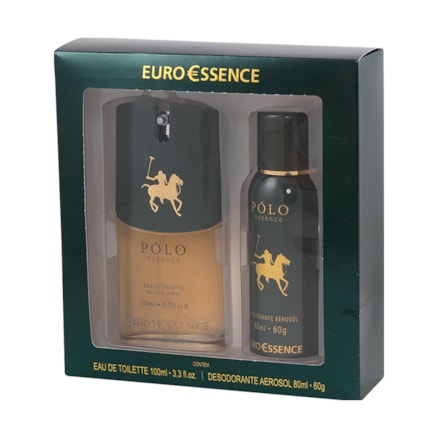 Deo Colônia Euroessence Polo + Desodorante Aerosol 80ml