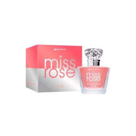 Deo Colônia Phytoderm Feminino Miss Rose 75ml