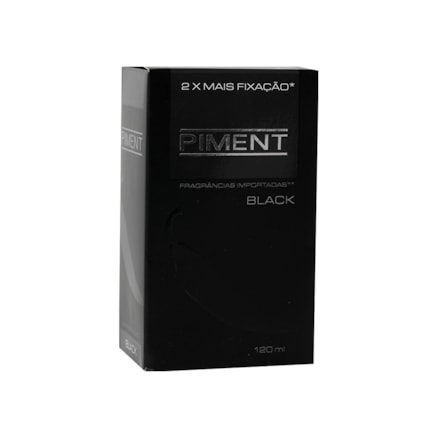 Deo Colônia Piment Black Preto Fosco 120ml