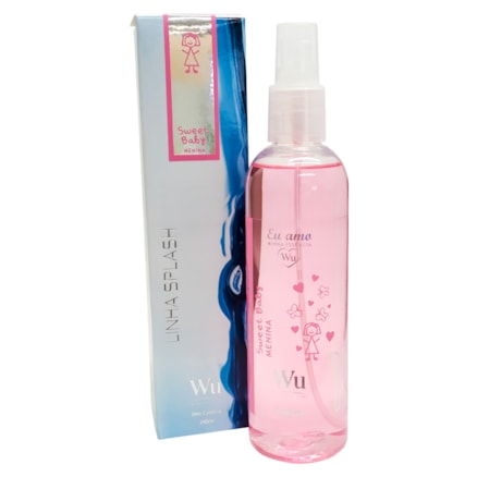 Deo Colônia Splash Sweet Baby Menina Wu 240ml