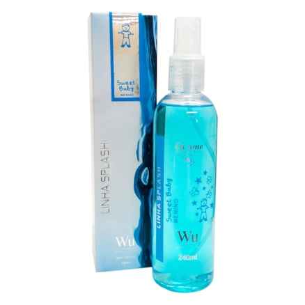 Deo Colônia Splash Sweet Baby Menino Wu 240ml