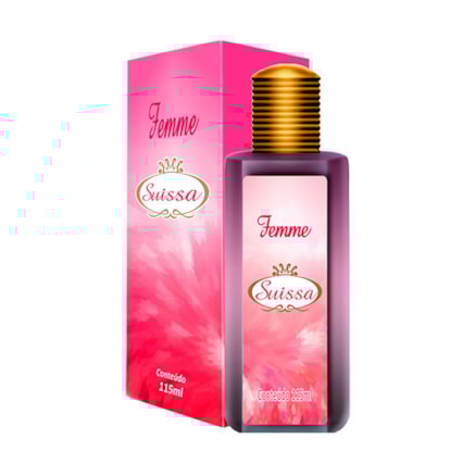 Deo Colônia Suissa Femme Rosa Frescor Marcante 115ml