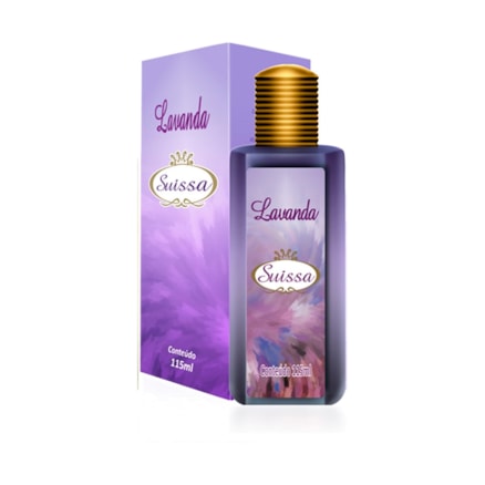 Deo Colônia Suissa Lavanda Lilás Fragrância Suave 115ml