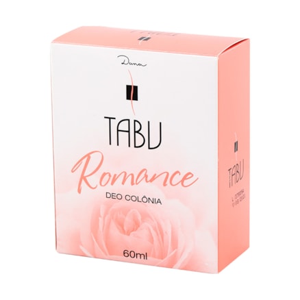 Deo Colônia Tabu Romance Citríca Delicada Amadeirada 60ml