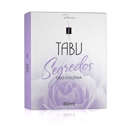 Deo Colônia Tabu Segredos Citríca Delicada Amadeirada 60ml