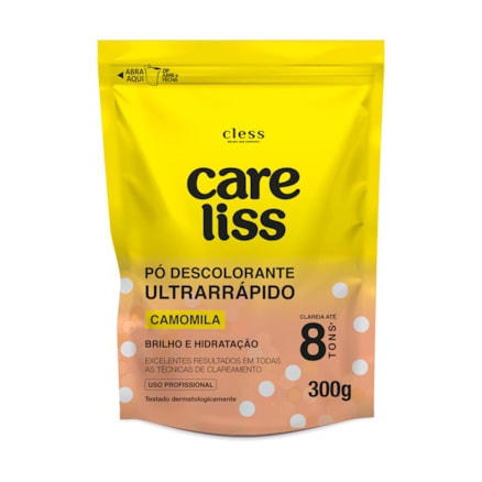 Descolorante Care Liss Refil Camomila Profissional 300g