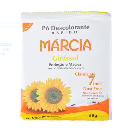 Descolorante Márcia Girassol 07 Tons Hidratação 50g