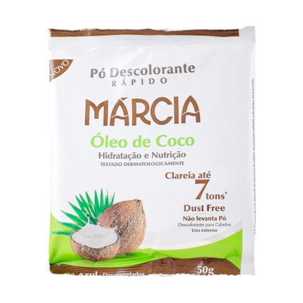 Descolorante Márcia Óleo Coco 07 Tons Hidratação 50g