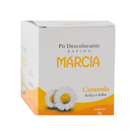 Descolorante Marcia Pó Camomila 24 Und 8g