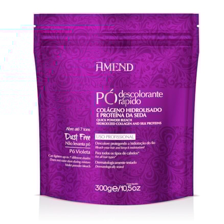 Descolorante Profissional Amend Colágeno Proteína Seda 300g