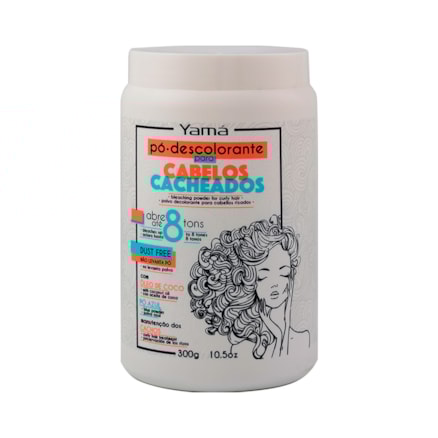 Descolorante Yamá Cabelos Cacheados 08 Tons Dust Free 300g