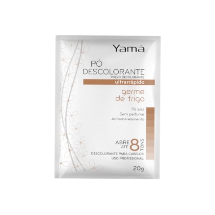 Descolorante Yamá Gérme Trigo Ultra Rápido Pó Azul 20g