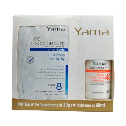 Descolorante Yama Gt Água Oxigenada Le 60ml 20g Cx Azul