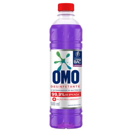 Desinfetante Líquido Omo Lavanda 500ml