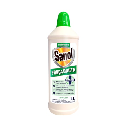 Desinfetante Líquido Sanol Força Bruta Suave Odor 1l