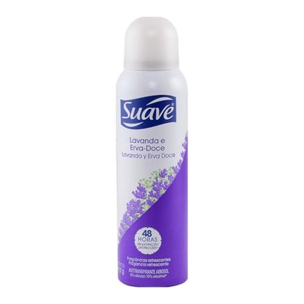 Desodorante Aerosol 48h Suave Feminino Lavanda Erva Doce 87g