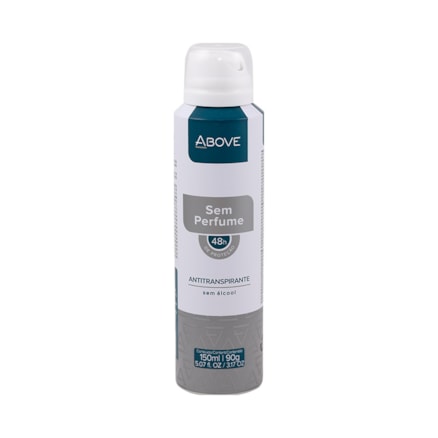 Desodorante Aerosol Above Masculino 48h Sem Perfume 90g