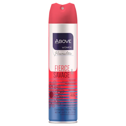 Desodorante Aerosol Above Personal Feminino Fierce 150ml