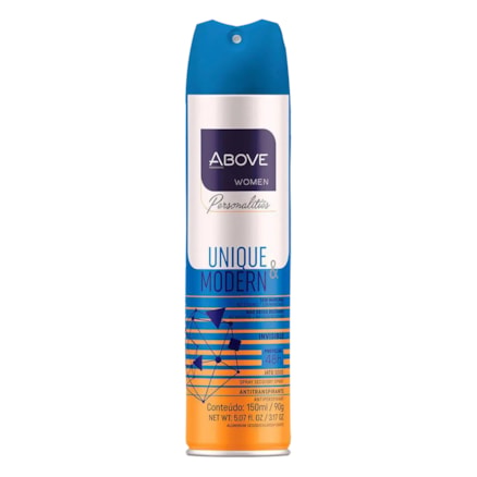 Desodorante Aerosol Above Personal Feminino Unique 150ml