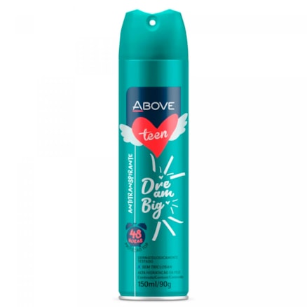 Desodorante Aerosol Above Teen Dream Big Feminino 48h 90g