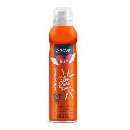 Desodorante Aerosol Above Teen Positive Feminino 48h 90g