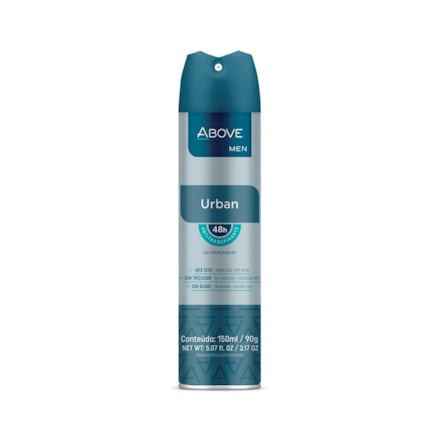 Desodorante Aerosol Above Urban Masculino 48h 90g