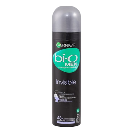 Desodorante Aerosol Bi-o 48h Masculino Invisible 150ml