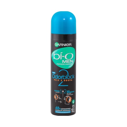 Desodorante Aerosol Bi-o 48h Masculino Odor Block 150ml