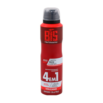 Desodorante Aerosol Bis Volcano 4 Em 1 48h 150ml