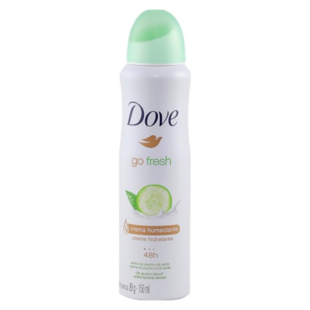 Desodorante Aerosol Dove Go Fresh Pepino E Chá Verde 48h 89g