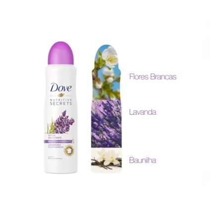 Desodorante Aerosol Dove Secrets Ritual Relaxante 48h 150ml