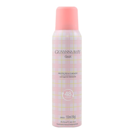 Desodorante Aerosol Giovanna Baby Rosa 150ml