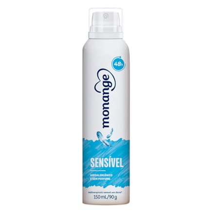 Desodorante Aerosol Monange Sensível 150ml