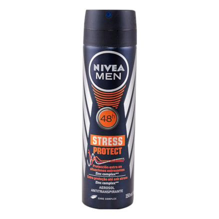 Desodorante Aerosol Nivea Masculino Stress Protect 150ml