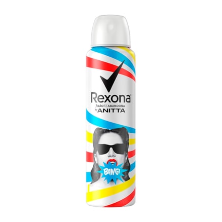 Desodorante Aerosol Rexona Anitta Bang 91g