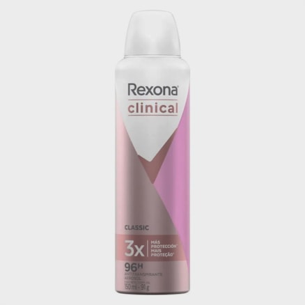 Desodorante Aerosol Rexona Clinical Classic 91g